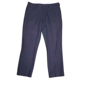 J Crew Mens Bedford Chino Pants 36x32 Navy Blue Casual Classic Trousers Office